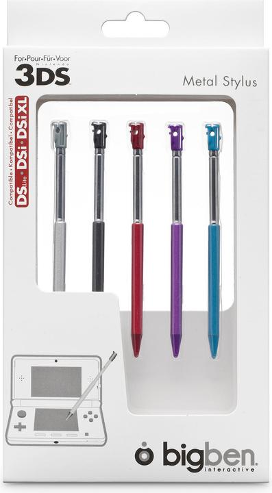 Actual product image Bigben Metal Stylus Set (3DS, DSi XL)