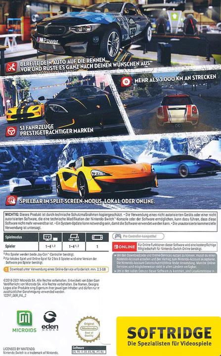 Image du produit Nintendo Gear.Club Unlimited 2 (Switch, DE)