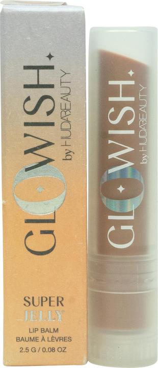 Actual product image Huda Beauty Lip balm GloWish Super Jelly (Lip Balm) 2.5 g - Shade: Coconut (Lip balm)