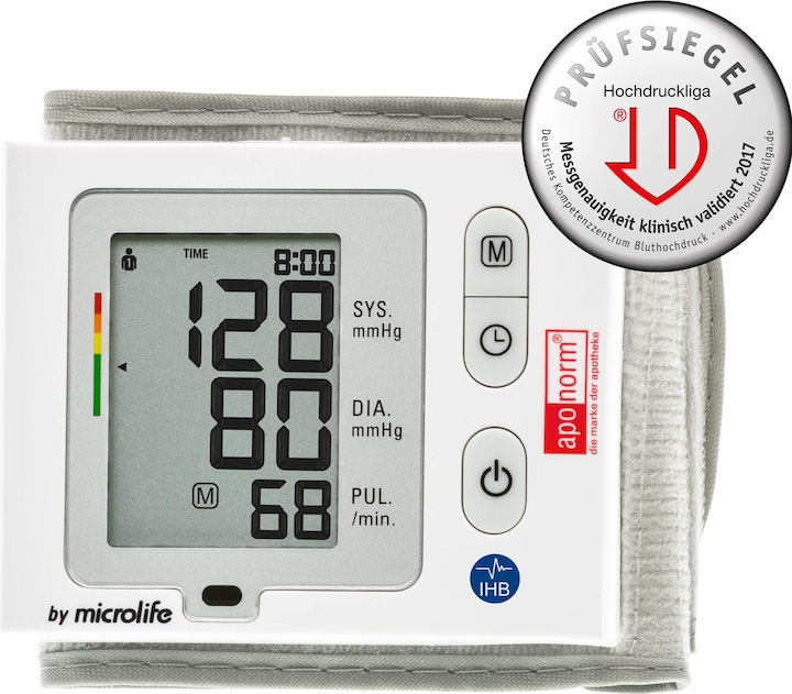 Aponorm Blood Pressure Monitor Mobile Slim Wrist, 1 pc (Blood pressure monitor wrist)