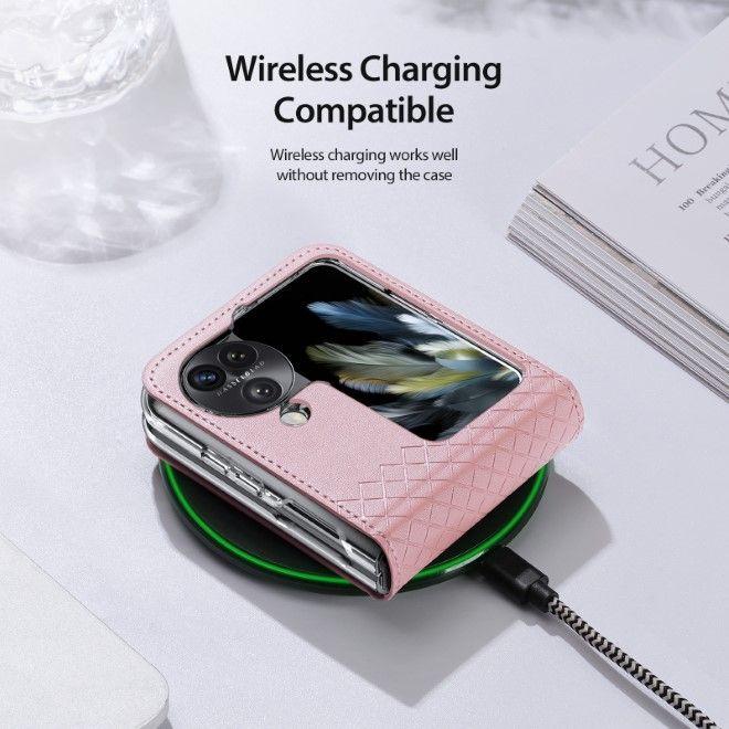 Actual product image Dux Ducis Bril Series Leather Cover (Oppo Find N3 Flip)