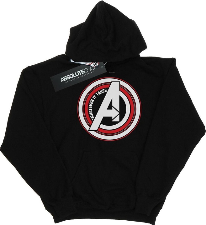 Immagine prodotto Avengers Endgame Whatever It Takes Symbol Felpa con Cappuccio Uomo (M)