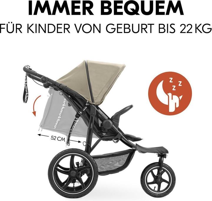 Actual product image Hauck Buggys & Sportwagen Buggy & Jogger Runner 3 (mit grossen Luftreifen)
