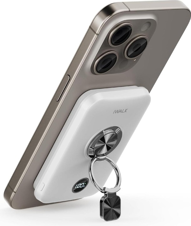 iWalk PowerGrip 10000 WHI (10000 mAh, 20 W, 20 Wh)