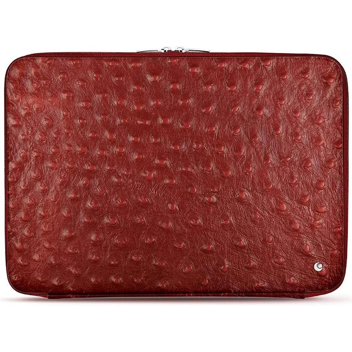 Noreve Lederhülle, Notebooktasche, Rot