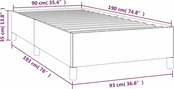 Produktbild VidaXL Maddison (90 x 190 cm)