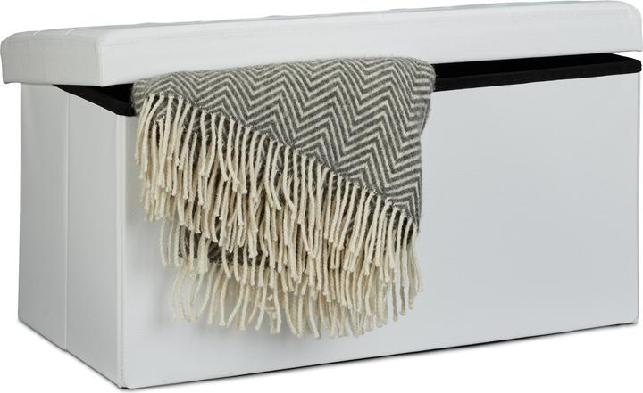 Relaxdays Bench storage space (76 cm)