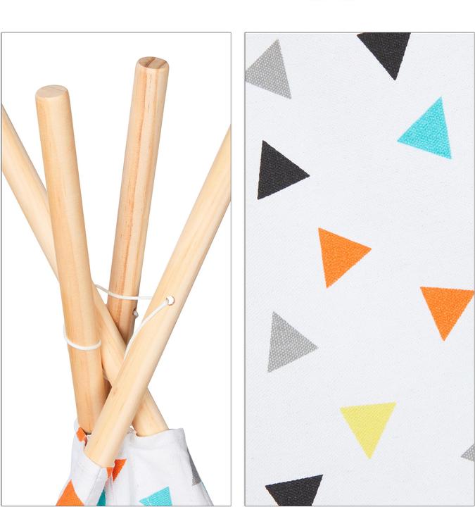 Actual product image Relaxdays Teepee, Play Tent With Flooring