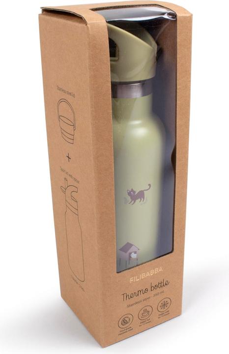 Produktbild Filibabba Trinkflasche aus rostfreiem Edelstahl - Magic Farm (0.35 l)