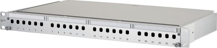 Actual product image Metz Connect 1502200100-E - ST - Aluminium - Rack mounting - 1U (Patch panel)