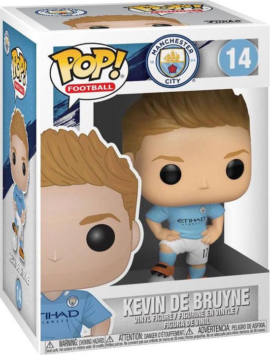 Actual product image Funko POP! Football - EPL: Kevin De Bruyne (Manchester City)