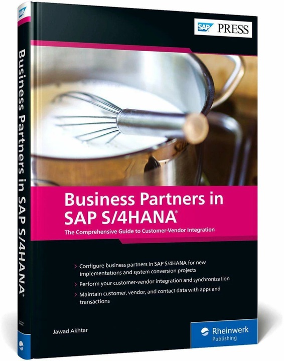 Produktbild Business Partners in SAP S/4HANA (Englisch, Jawad Akhtar, 2022)
