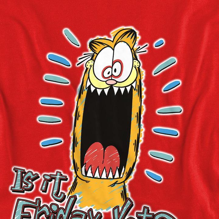 Actual product image Garfield Unisex Adult Friday Sweatshirt (L)