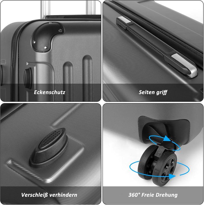 Produktbild Tan.Tomi Handgepäckkoffer mit Laptopfach (43 l)