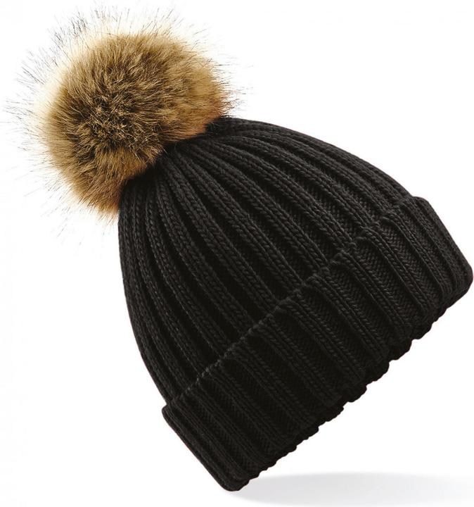 Produktbild Beechfield Schal mit Kunstfell-Pompon für Frauen