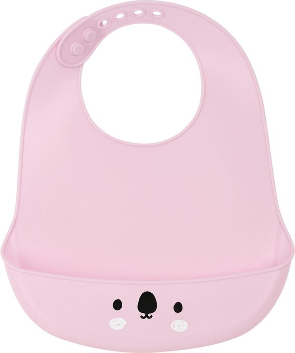 Actual product image Safta Bib Koala silicone pink (21 x 2 x 26 cm)