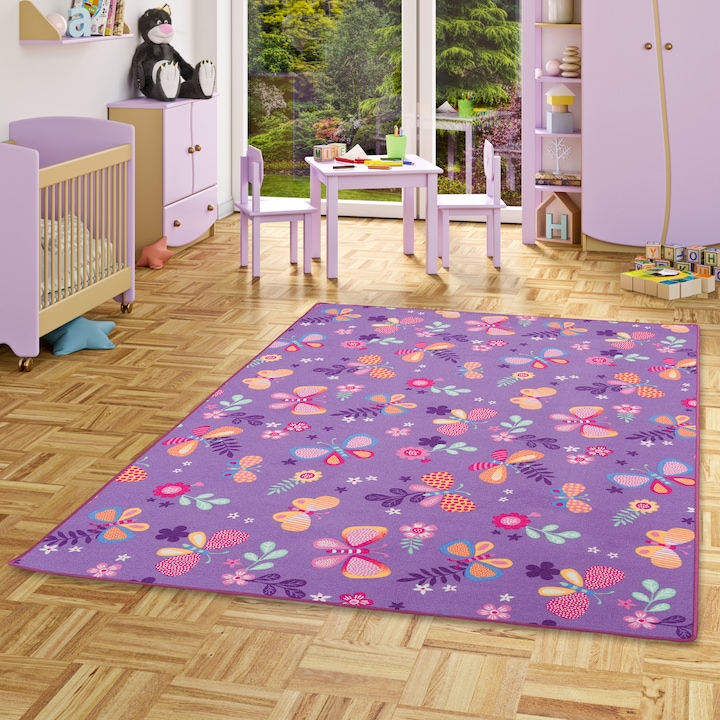 Actual product image Snapstyle Kids game carpet butterfly (80 x 240 cm)