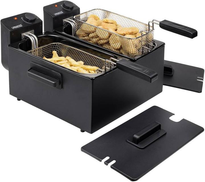 Actual product image Princess Stainless steel double deep fryer