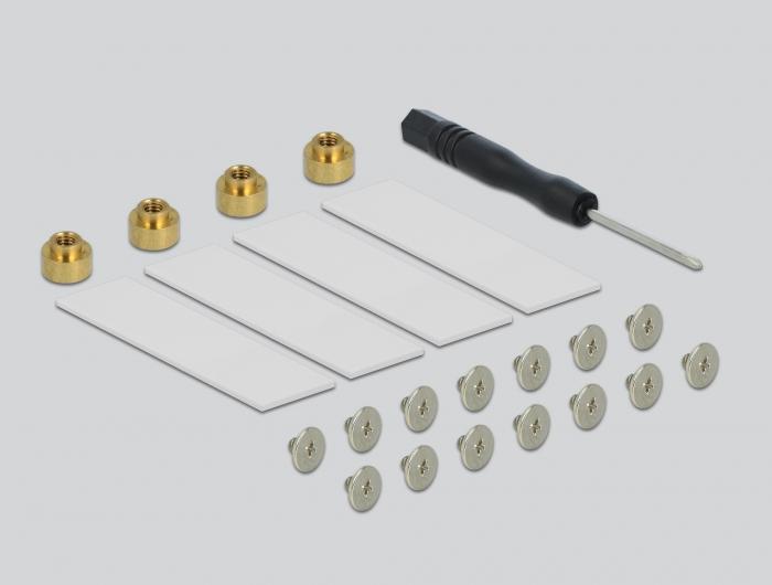 Produktbild Delock PCI Express x16 Karte > 4x intern NVMe M.2 Key M