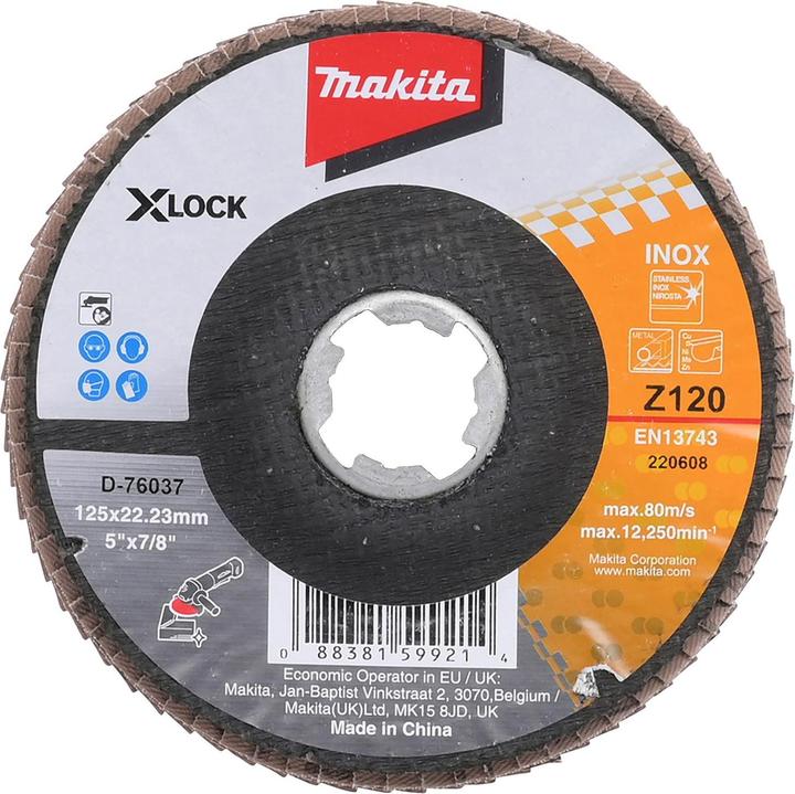 Produktbild Makita Fächerschleifscheibe 125mm (Z120)