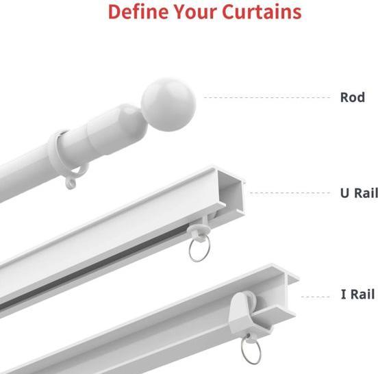 Productafbeelding SwitchBot Smart Curtain Motor U Rail 2 zwart