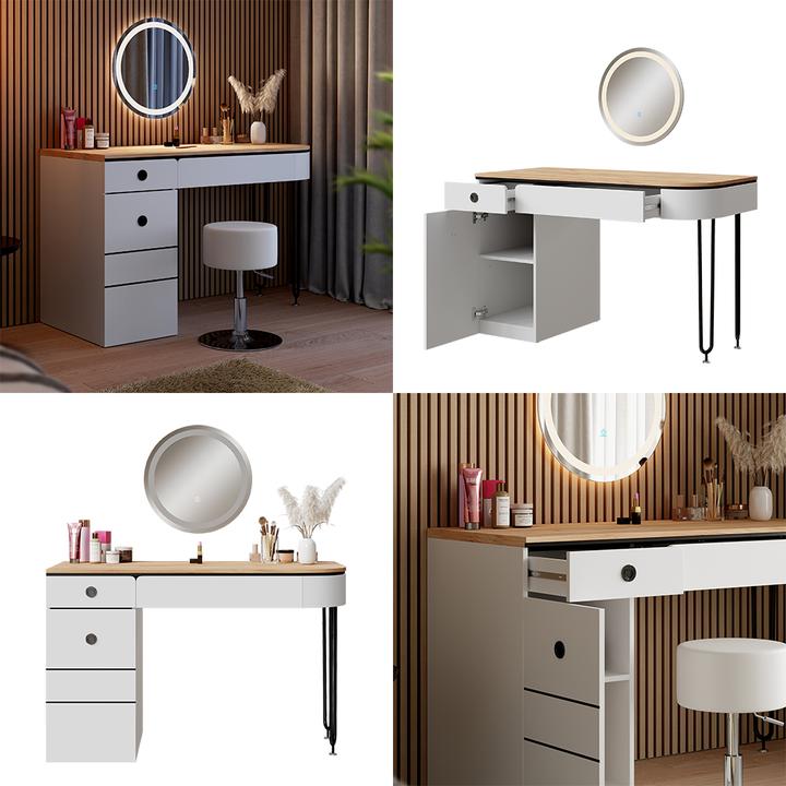 Produktbild Vicco Mia mit LED-Spiegel (120 x 55 x 77 cm)