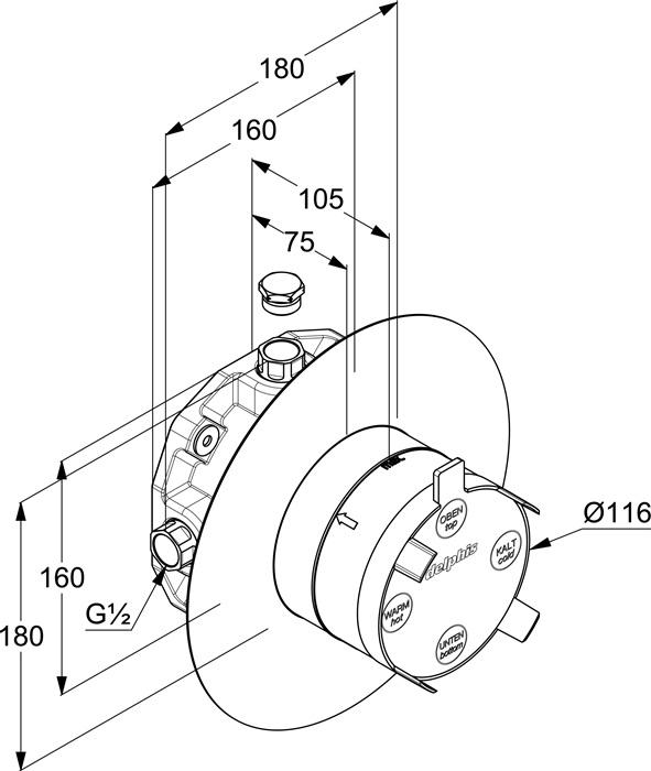Image du produit Delphis Einbaukörper