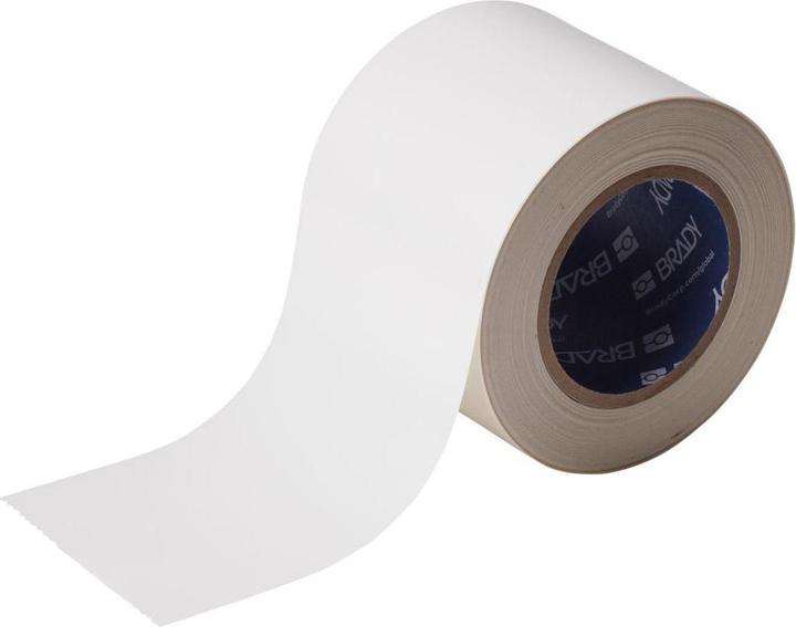 Produktbild Brady B-514, ToughStripe, Bodenmarkierbänder, Polyester, weiss, 101,6mm x 30m (104371) (101.60 mm)