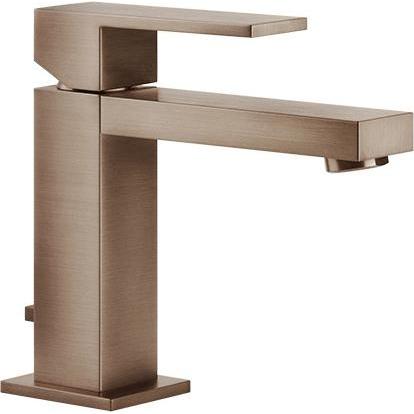 Gessi, Badarmatur, Rettangolo Waschtisch-Einhebelmischer, mit Ablaufgarnitur 1 1/4, Ausladung 129 mm, 20001