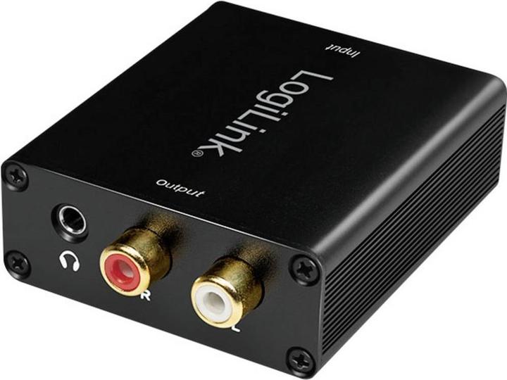 Image du produit LogiLink Adaptateur coaxial et Toslink (Numérique -> Analogique)