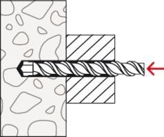 Actual product image Fischer Nail anchor N 6x60/30 S D A2 (50 pcs.)