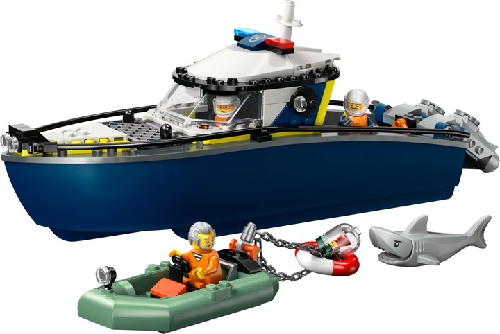 Produktbild LEGO Verfolgungsjagd im Polizeiboot (60456, LEGO City)