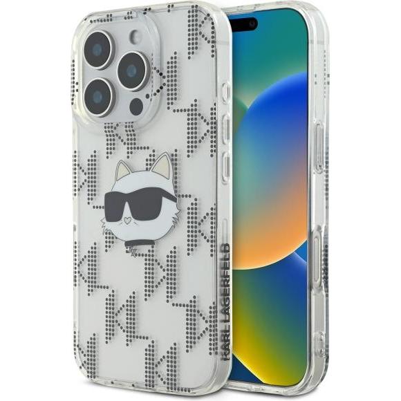 Karl Lagerfeld KLHCP16LHKLPCHT iPhone 16 Pro 6.3" przezroczysty/transparent hardcase IML Choupette H (Apple iPhone 16 Pr...