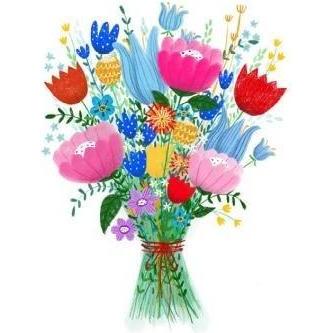 Henry Holt Karte B6 Blumenstrauss (41312016)