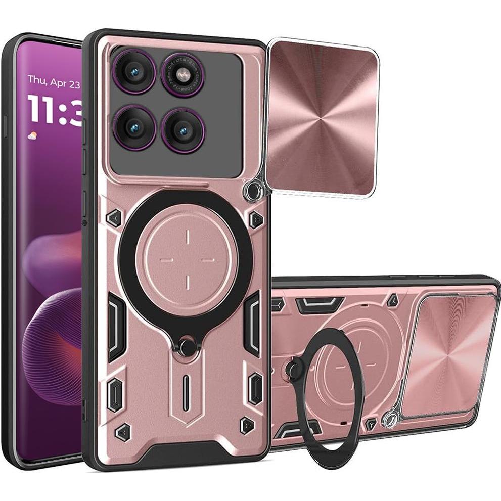Techsuit - CamGuard Pro - Motorola Edge 60 Pro - Rose Gold (Motorola Edge 60 Pro), Cover smartphone, Oro