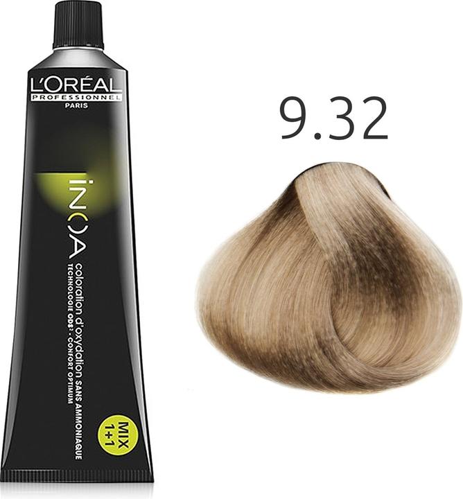 Produktbild L'Oréal Professionnel Inoa (9,32 Sehr Helles Blond Gold Irisé)