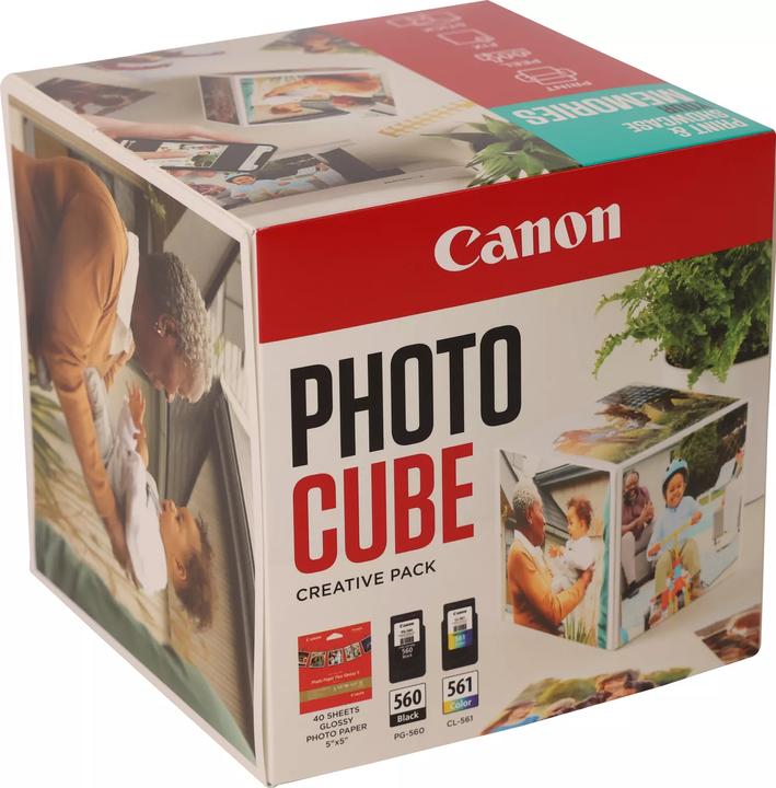 Produktbild Canon Ink/5x5 Phot Paper PP-201 40sheets+BK+C (BK, C, M, Y)