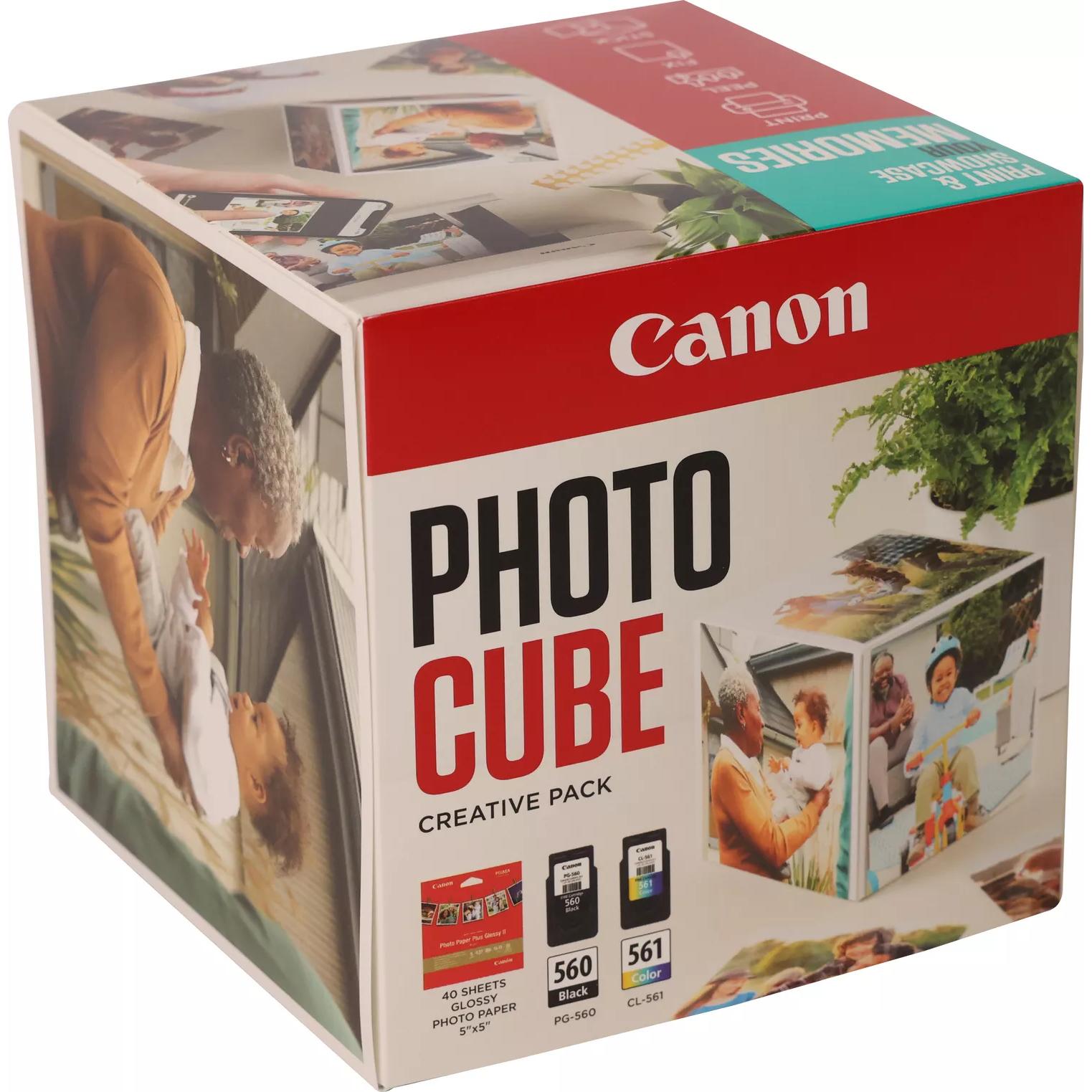 Thumbnail - Canon, Druckerpatrone, Ink/5x5 Phot Paper PP-201 40sheets+BK+C (M, BK, C, Y)