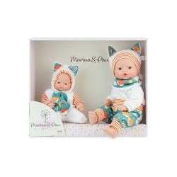 Marina & Pau Spanische Puppen der kleinen Familie, 40 cm und 26 cm