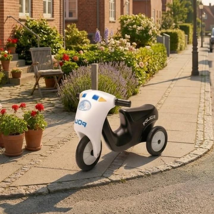 Produktbild dantoy Scooter Polizei- Gummiräder