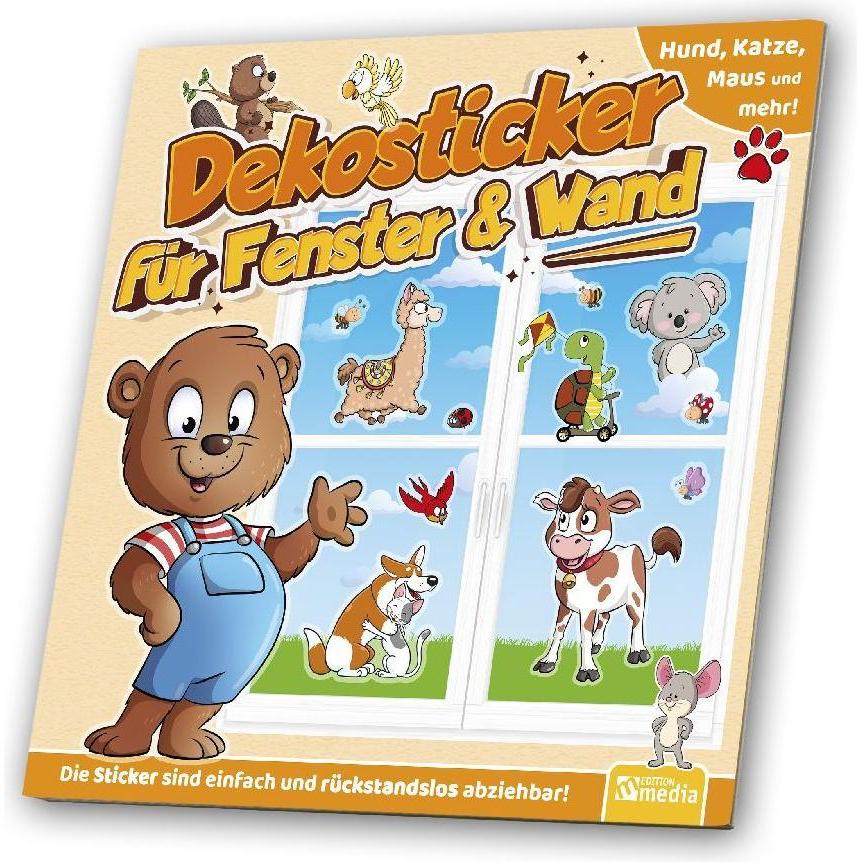 Magni, Fensterfolie, Fenster- / Wandbild: Tierkinder