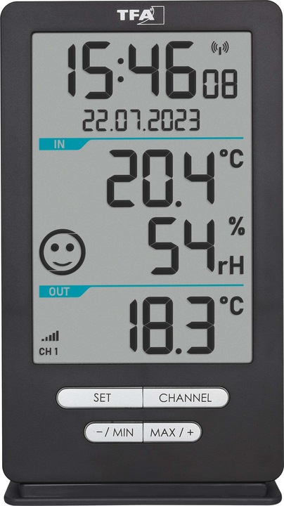 Actual product image TFA Radio thermometer