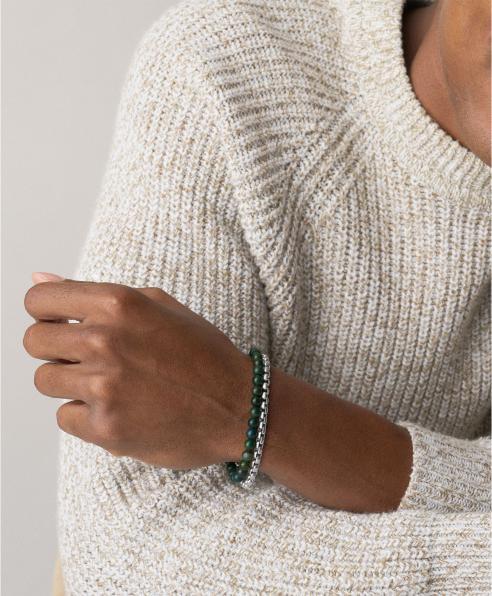 Produktbild Fossil Jewelry Armband (21.50 cm, Edelstahl, Natursteine)