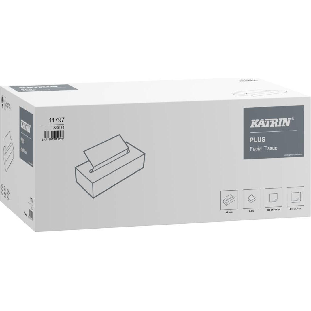 Thumbnail - Katrin, Taschentücher + Kosmetiktücher, Kosmetiktücher Plus facial