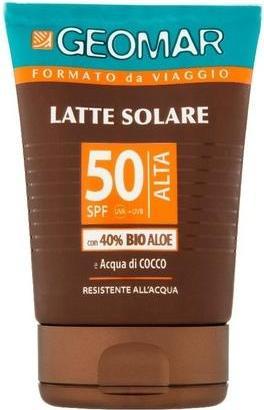 Image du produit Geomar Crème solaire à l'aloès bio et à l'eau de coco SPF50 100ml (Lait solaire, SPF 50, 100 ml, 100 g)
