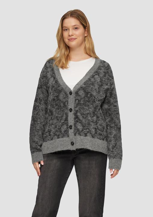 Immagine prodotto S.Oliver Strickjacke Gemusterter Cardigan mit Glitzergarn (52)