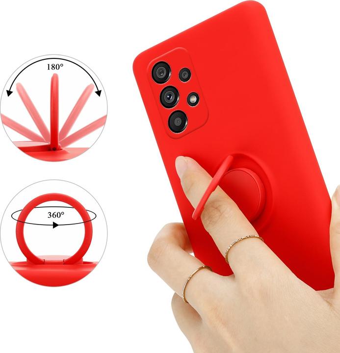 Image du produit Cadorabo TPU Liquid Ring Silicone Case Case pour Samsung Galaxy A73 5G (Samsung Galaxy A73 5G)