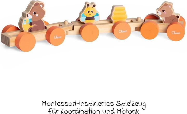 Actual product image Chicco My Wood Friends - Teddy'S Train