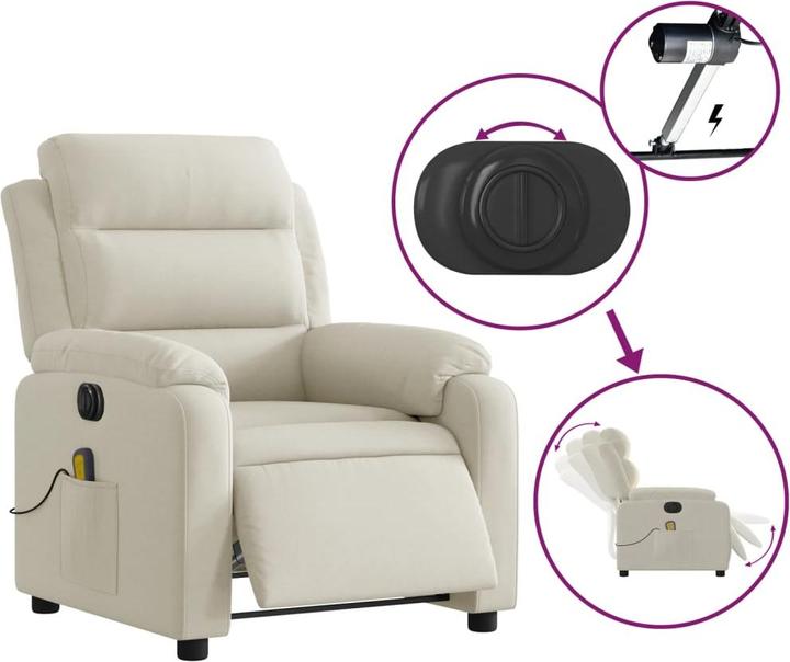 Produktbild vidaXL elektrischer Massagesessel