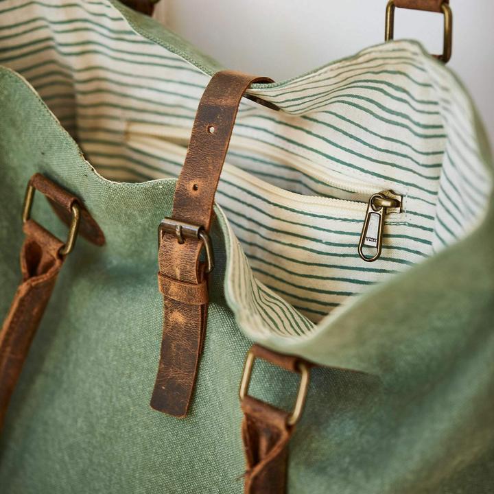 Immagine prodotto Loberon Borsa Ambre verde/marrone